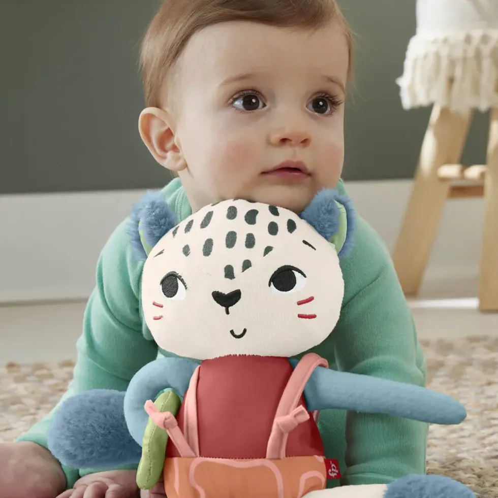 FISHER-PRICE® - PELUCHE UNCIA MON LEOPARD DES NEIGES
