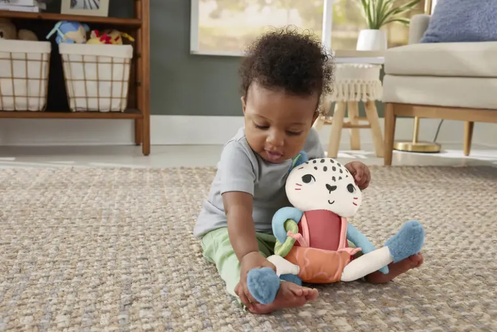 FISHER-PRICE® - PELUCHE UNCIA MON LEOPARD DES NEIGES