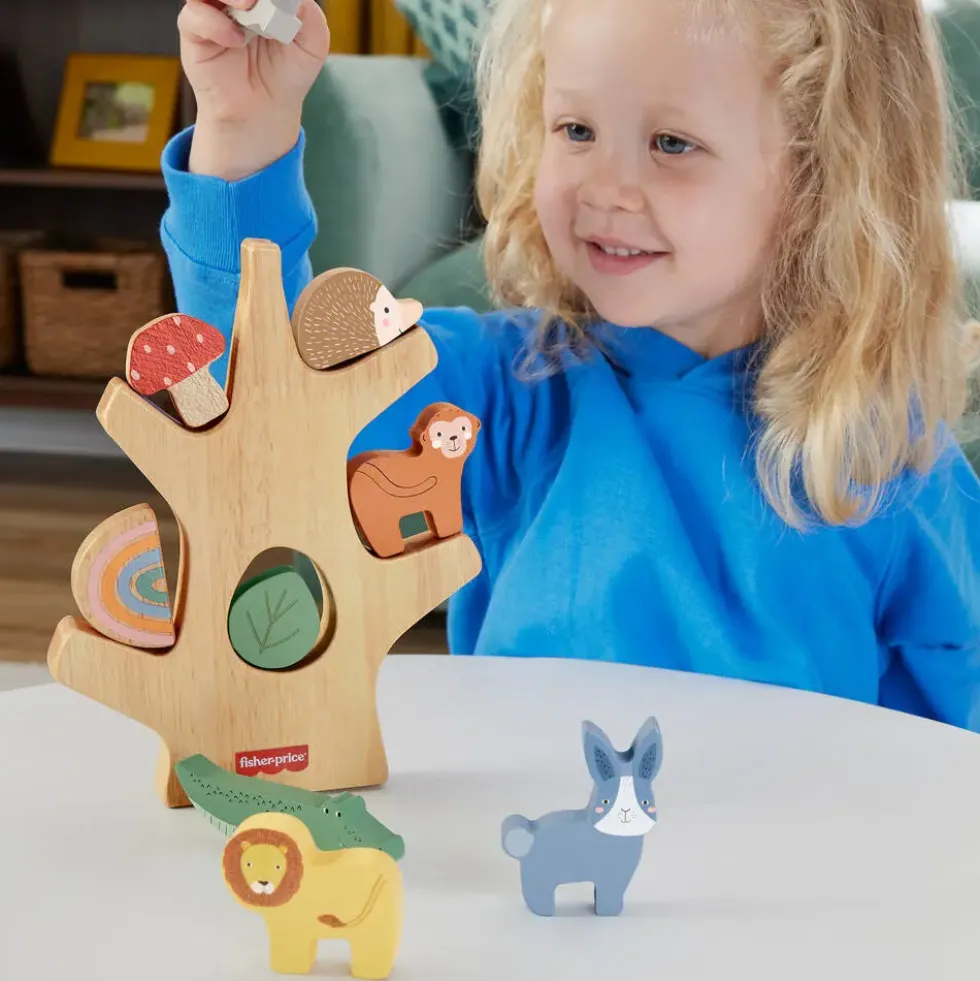 FISHER PRICE - WOODEN BALANCE TREE