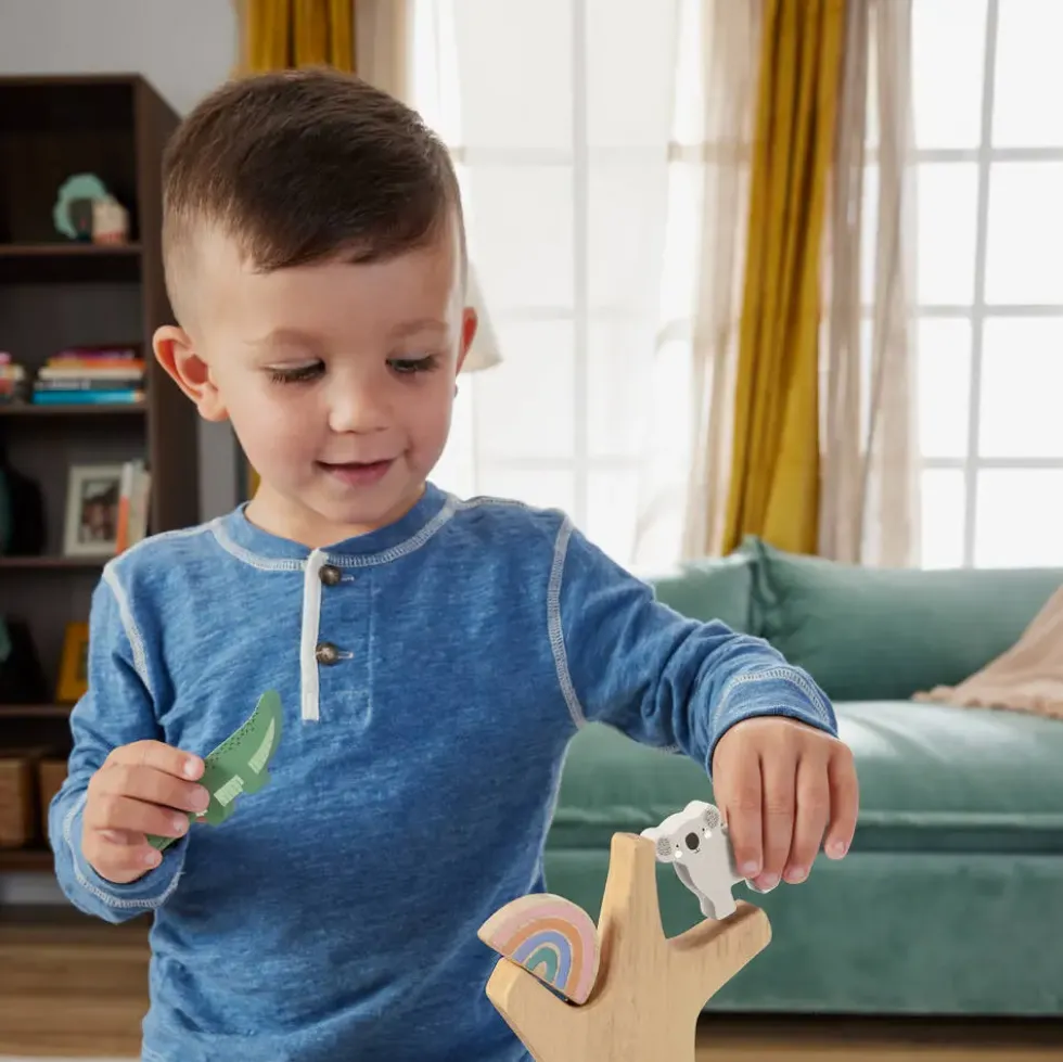 FISHER PRICE - WOODEN BALANCE TREE