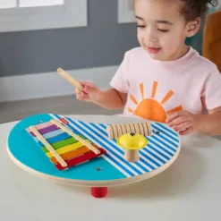 FISHER PRICE -WOODEN MUSIC TABLE