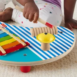FISHER PRICE -WOODEN MUSIC TABLE