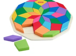 FISHER PRICE WOODEN PUZZLE MANDALA