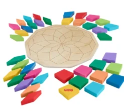 FISHER PRICE WOODEN PUZZLE MANDALA