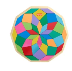 FISHER PRICE WOODEN PUZZLE MANDALA