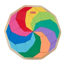 FISHER PRICE WOODEN PUZZLE MANDALA