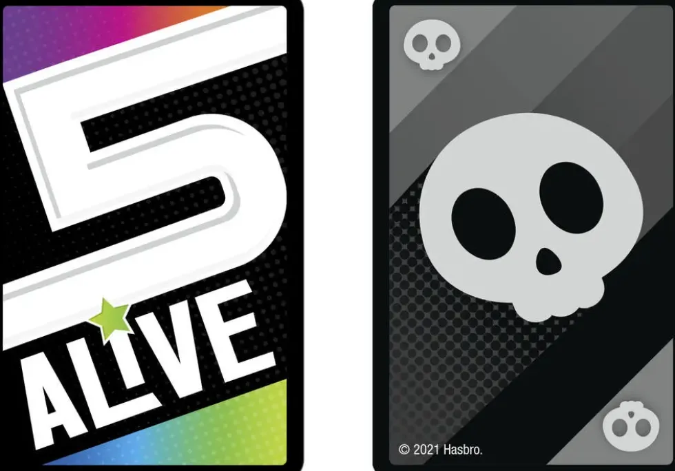 FIVE ALIVE CARD GAME