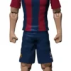 FOOTBALL FIGURINE LEWANDOWSKI FC BARCELONE 20 CM