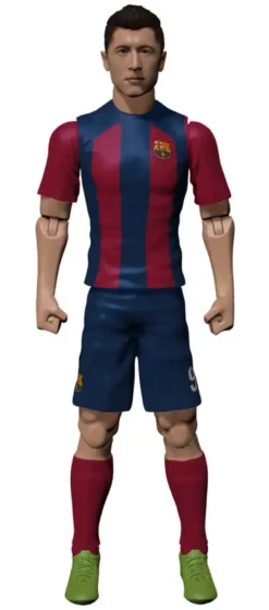 FOOTBALL FIGURINE LEWANDOWSKI FC BARCELONE 20 CM