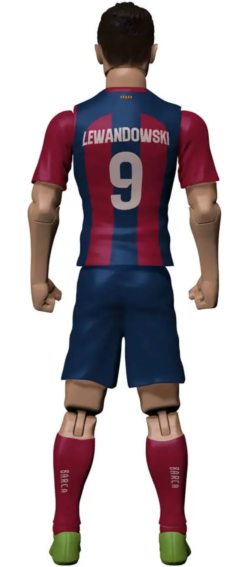 FOOTBALL FIGURINE LEWANDOWSKI FC BARCELONE 20 CM