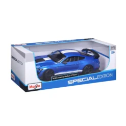 1/18 FORD SHELBY - BLEUE ET BLANCHE