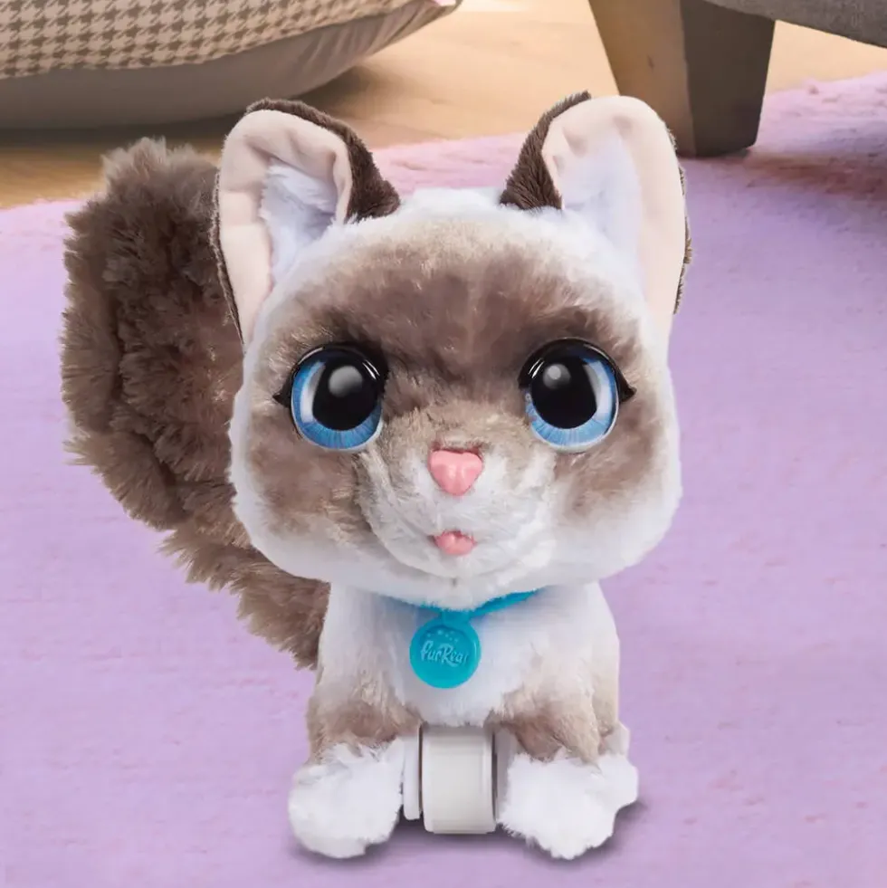 FURREAL - PELUCHE GRAND MARCHEUR CHATON 23 CM