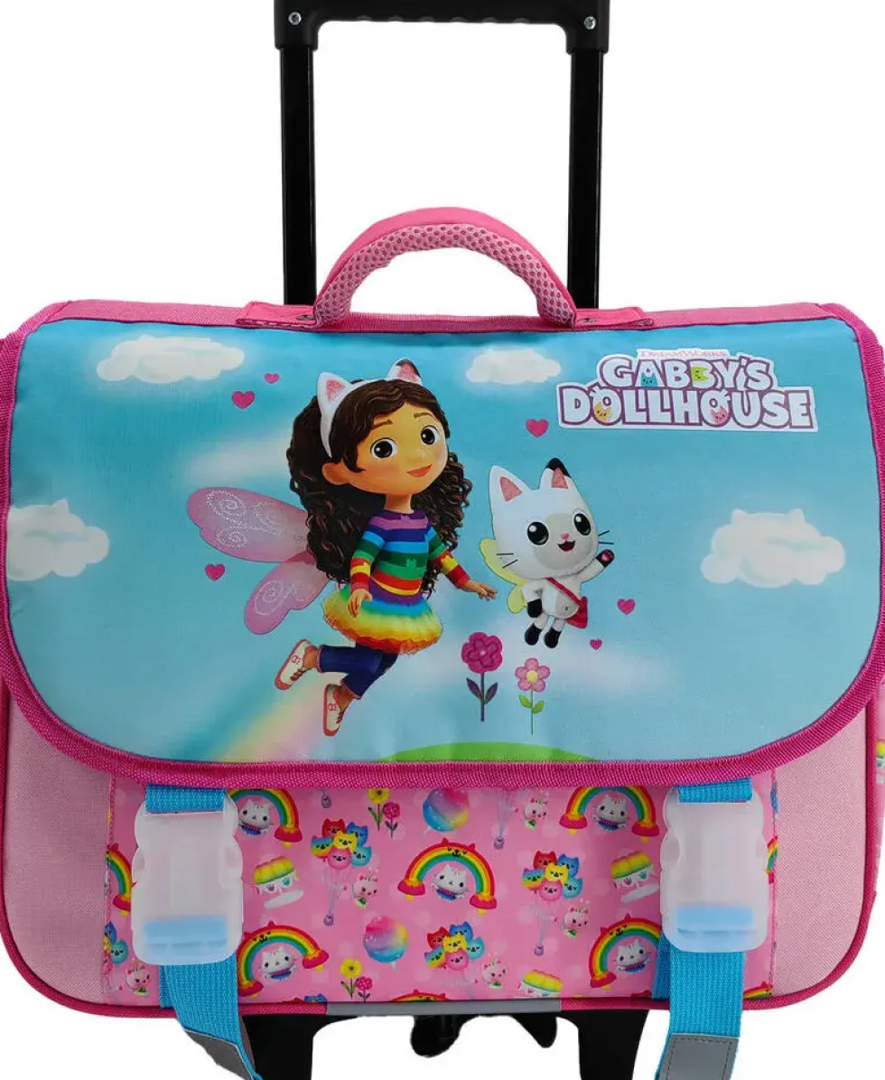 GABBY ET LA MAISON MAGIQUE - CARTABLE A ROULETTES 41CM