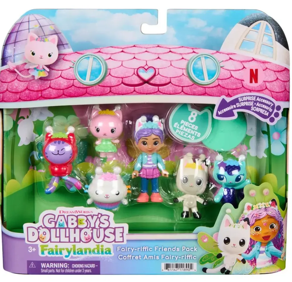 GABBY ET LA MAISON MAGIQUE - COFFRET FIGURINES DELUXE FAIRYLANDIA