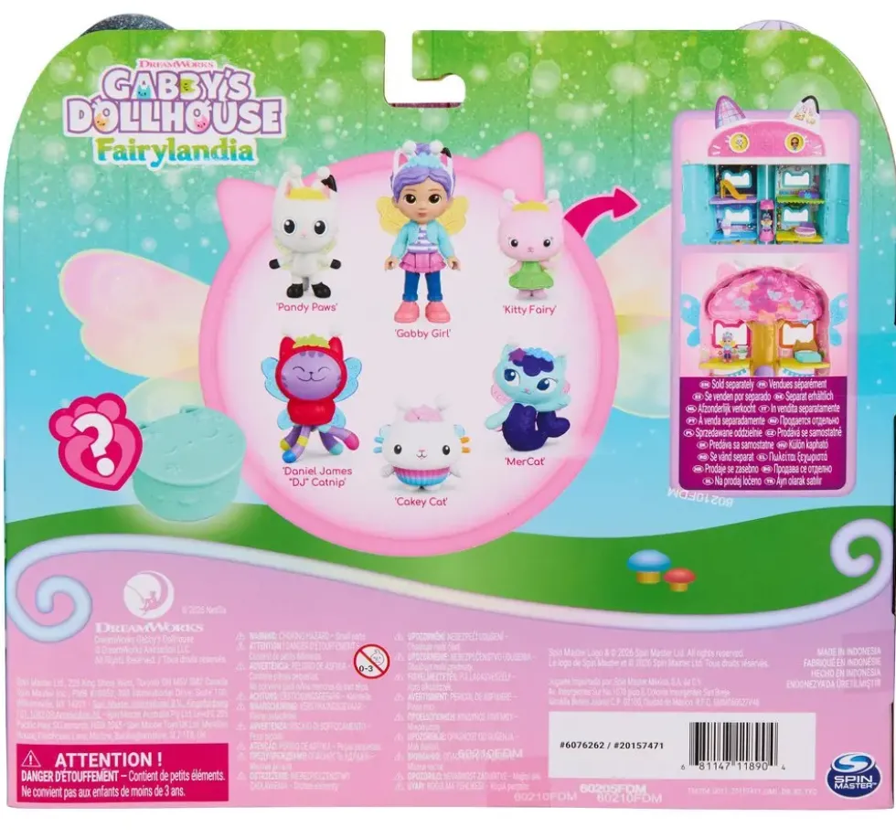 GABBY ET LA MAISON MAGIQUE - COFFRET FIGURINES DELUXE FAIRYLANDIA