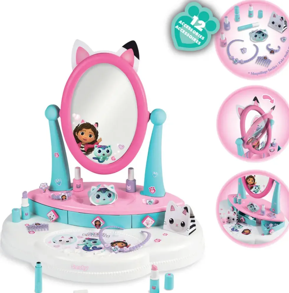 GABBYET LA MAISON MAGIQUE - COIFFEUSE SUR TABLE