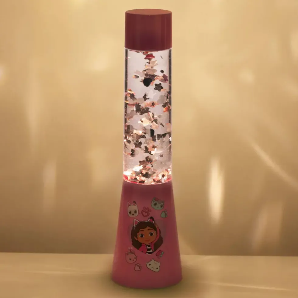 GABBY ET LA MAISON MAGIQUE GLITTER FLOW LAMPE 33 CM