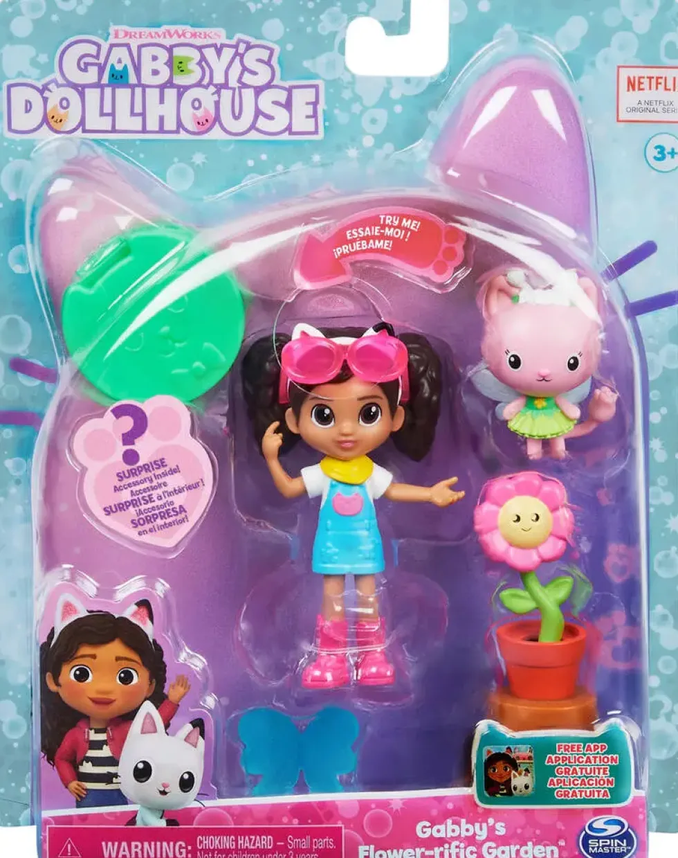 GABBY ET LA MAISON MAGIQUE - PACK 2 FIGURINES ET ACCESSOIRES JARDIN ENCHANTE