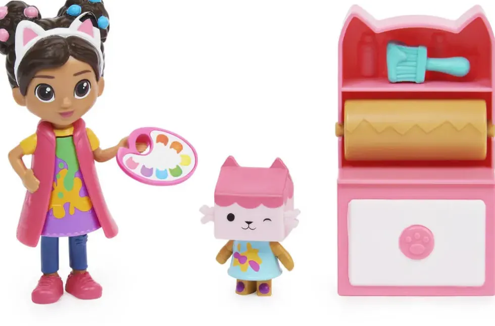 GABBY ET LA MAISON MAGIQUE -PACK 2 FIGURINES ET ACCESSOIRES