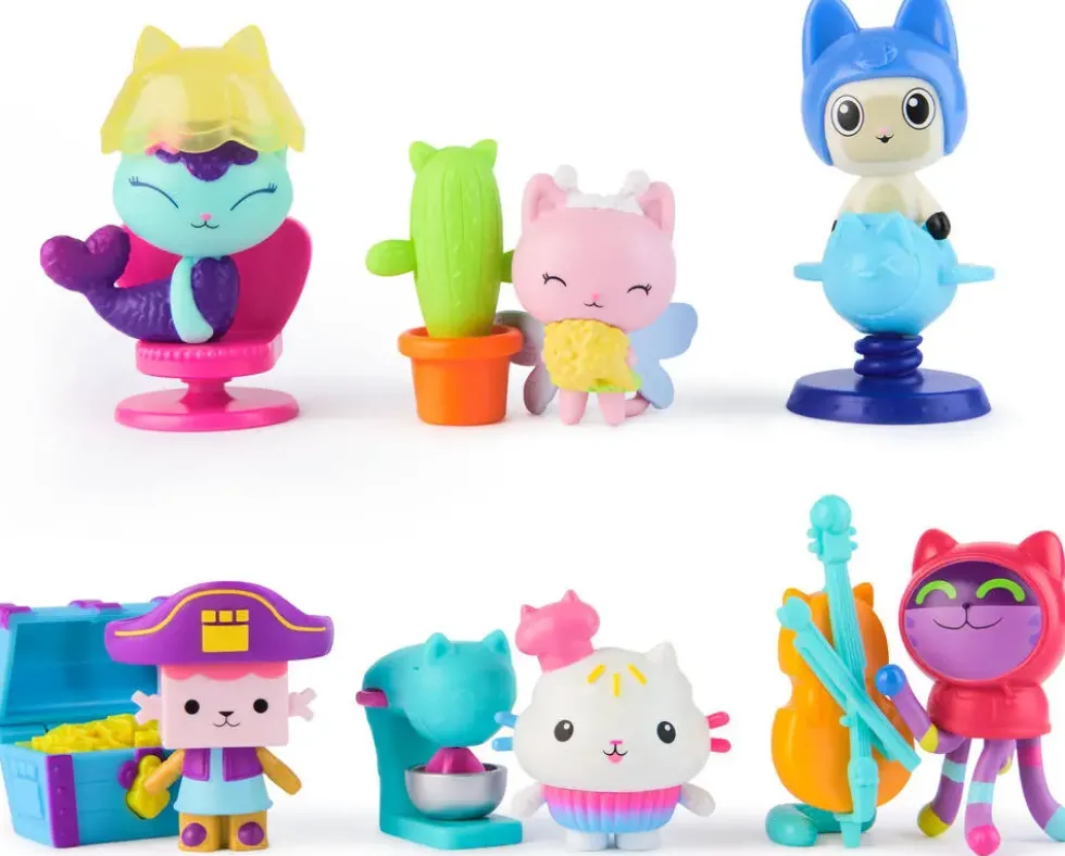GABBY ET LA MAISON MAGIQUE- PACK FIGURINE CHAT + ACCESSOIRE