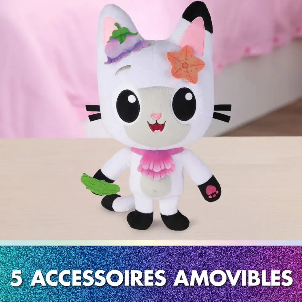 GABBY ET LA MAISON MAGIQUE -PELUCHE PANDY PATTES A FONCTION - LE FILM