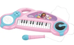 GABBY ET LA MAISON MAGIQUE- PIANO ELECTRONIQUE LUMINEUX MICROPHONE 24 TOUCHES