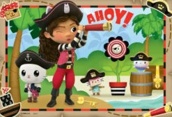 GABBY ET LA MAISON MAGIQUE - PUZZLES 2X24 PIECES - LA FETE DES PIRATES