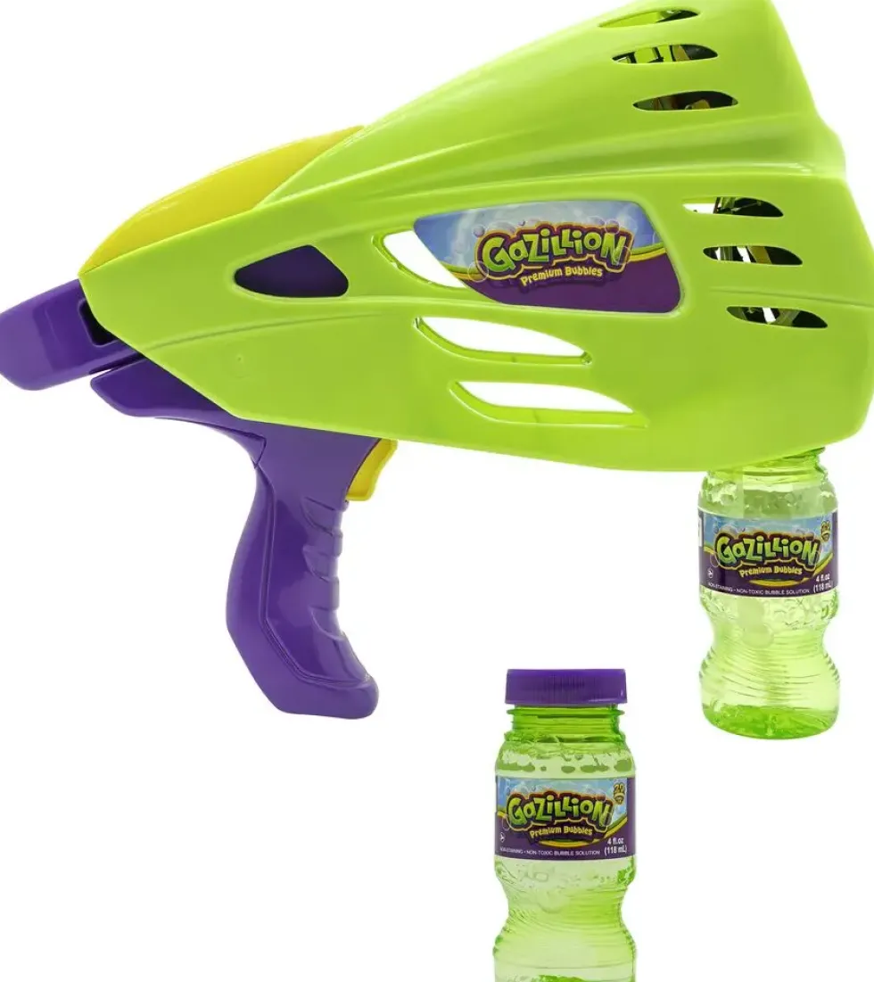 GAZILLION - PISTOLET DOUBLE BUBBLE BLASTER AVEC RECHARGE 237 ML