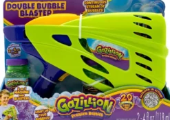 GAZILLION - PISTOLET DOUBLE BUBBLE BLASTER AVEC RECHARGE 237 ML