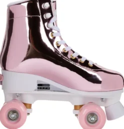 GEM SKATES - PATINS A ROULETTES QUAD ROLLER - HOLO ROSE - L 39-42