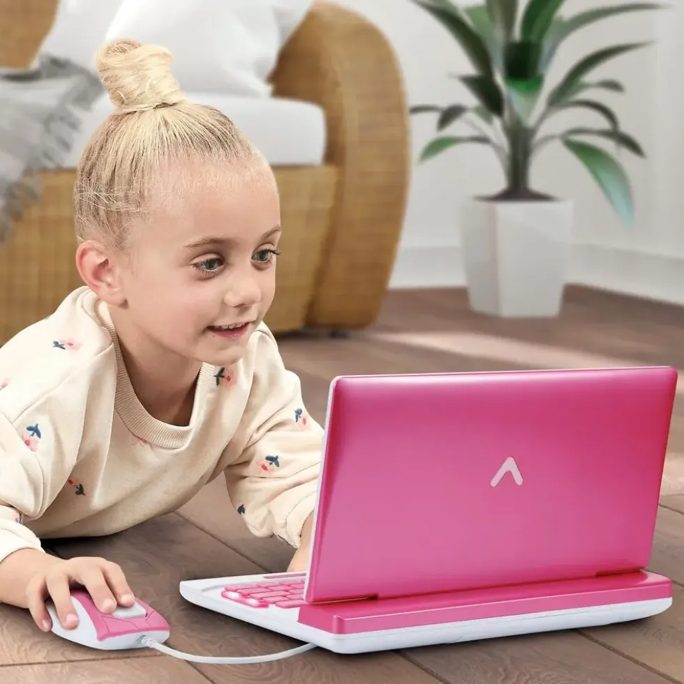 GENIUS XL - ORDINATEUR EDUCATIF BILINGUE ROSE