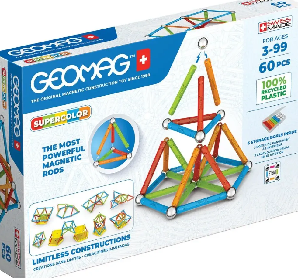 GEOMAG SUPERCOLOR RECYCLE 60 PIECES
