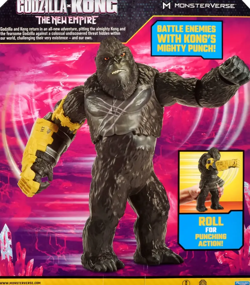 GODZILLA X KONG 2 - FIGURINE GEANTE ARTICULEE DE 28 CM + ATT
