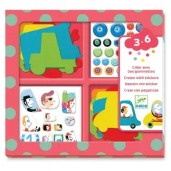 GOMMETTES ET STICKERS - J'AIME LES VOITURES