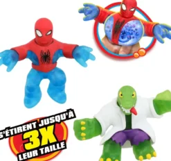 GOO JIT ZU - MARVEL - FIGURINES SPIDERMAN VS LE LEZARD 11CM