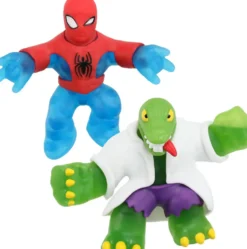 GOO JIT ZU - MARVEL - FIGURINES SPIDERMAN VS LE LEZARD 11CM
