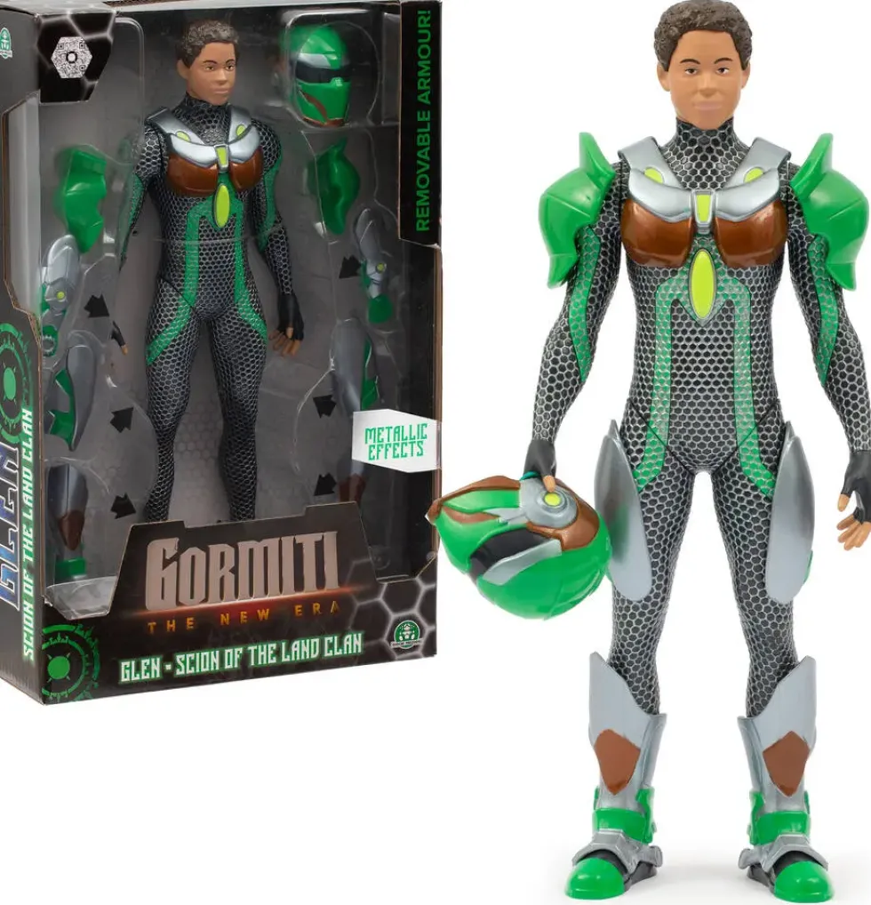 GORMITI - FIGURINE ARTICULEE DE 27 CM SCION AVEC ARMURE