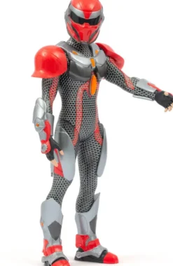 GORMITI - FIGURINE ARTICULEE DE 27 CM SCION AVEC ARMURE - FEU