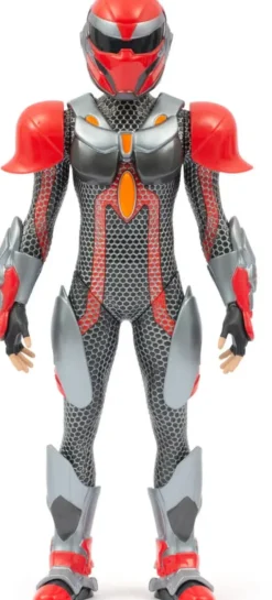GORMITI - FIGURINE ARTICULEE DE 27 CM SCION AVEC ARMURE - FEU