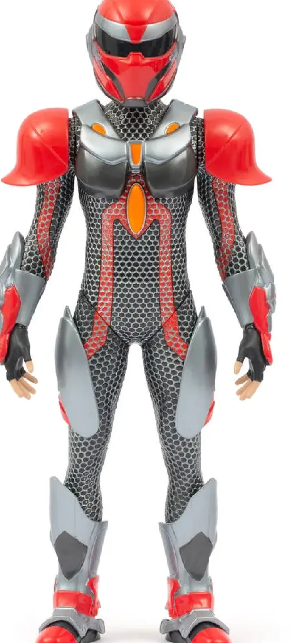 GORMITI - FIGURINE ARTICULEE DE 27 CM SCION AVEC ARMURE - FEU