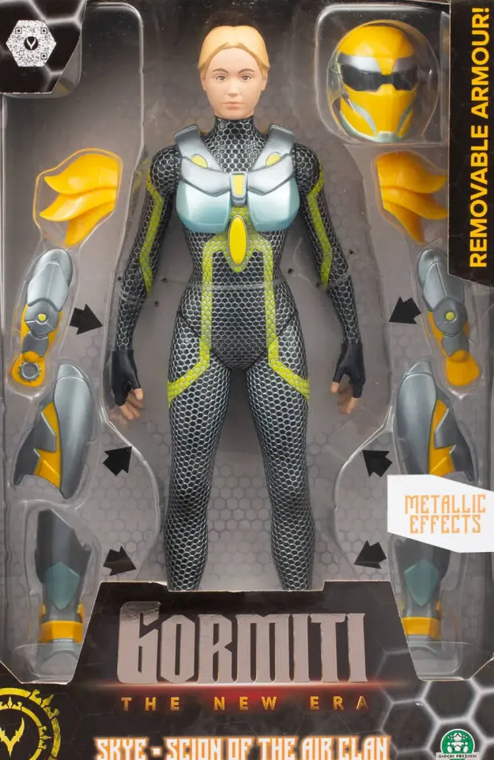 GORMITI - FIGURINE ARTICULEE DE 27 CM SCION AVEC ARMURE - AIR
