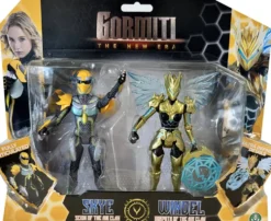 GORMITI - PACK 2 FIGURINES ARTICULEES DE 15 CM SION + GORMITI - AIR