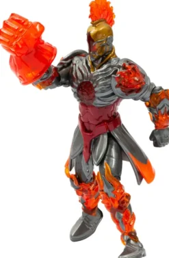 GORMITI - PACK 2 FIGURINES ARTICULEES DE 15 CM SION + GORMITI - FEU