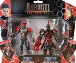 GORMITI - PACK 2 FIGURINES ARTICULEES DE 15 CM SION + GORMITI - FEU