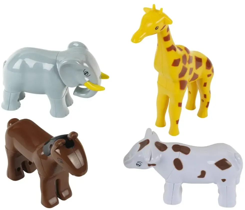 4 GRANDS ANIMAUX MAGNETIQUES FUNNY PUZZLE