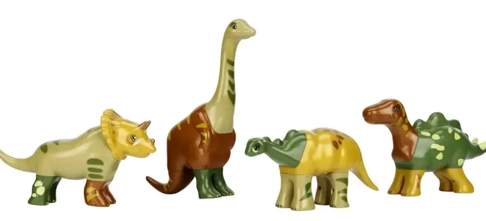 4 GRANDS DINOSAURES MAGNETIQUES FUNNY PUZZLE