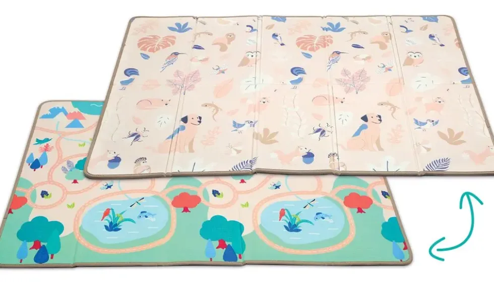 GRAND TAPIS PLIABLE REVERSIBLE
