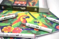 GRAPH'IT GO KIT COLORIAGE MYSTERE - AVENTURE TROPICALE