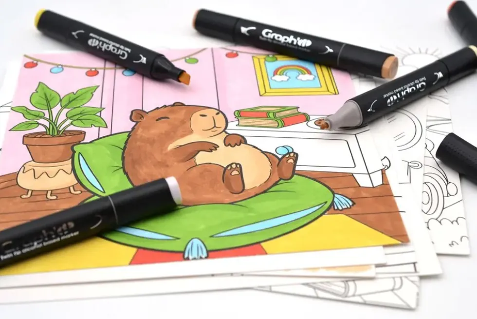 GRAPH'IT KIT DE COLORIAGE COSY COLO - PETZ