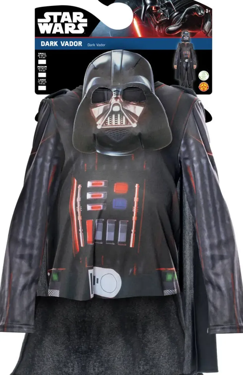 GREEN COLLECTION- DEGUISEMENT DARK VADOR TAILLE 7-8 ANS